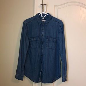 The Loft Softened Chambray Shirt